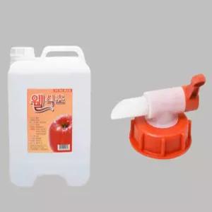 백식초 세탁용 청소용 빨래 세탁물 헹굼 세척 탈취 살균 13kg 소분밸브