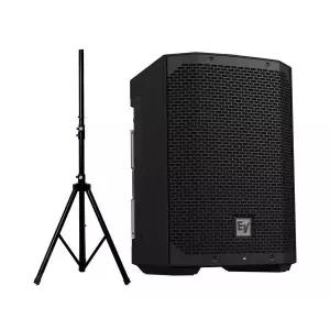 EV EVERSE8 8인치 충전식 파워드 액티브 앰프내장형스피커 + 국산스탠드