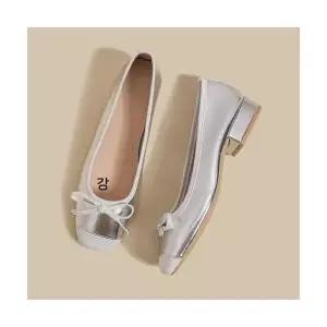 여성패션 스트랩힐 양가죽 실버 단화 여름 굽 낮은 스틸레토 프렌치 펌프스 메리제인 슈즈 M 다옴2 DL5