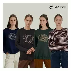 [마르조][마르조][1종]레터링 아트웍 티셔츠_QBFFT239 175021