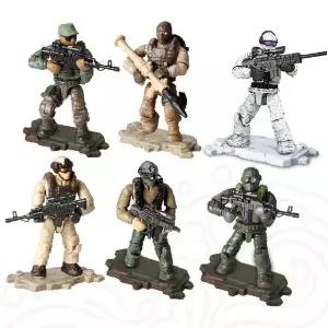 밀리터리 피규어 특수부대 전투병 무기 장비 전술 액션 완구