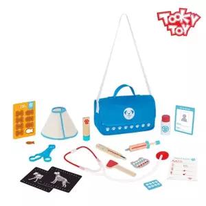 (투키토이) 리틀수의사(319)/의사/모형/완구/유아/역할/장난감/닥터/키트/가방/병원/세트/진료/진찰/놀이