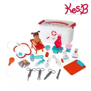 (캐스B)플레이 캐스비병원놀이(2612) (인형랜덤)이/장난감/교구/소꿉놀이/어린이집/선물/역할놀이/의사놀이