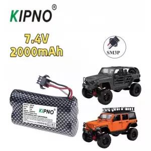 7.4V 5000mAh 배터리 충전기 MN82 리모컨 자동차 MN128 MN78 LC79 시계 제스처 센싱 트위스트 RC 스턴트카