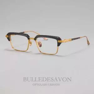 합숙맞선 2회 문세훈 스퀘어 하프 블랙 골드 뿔테 안경테 프레임 트렌디캐주얼