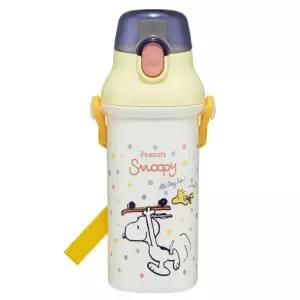 스누피 스케이트보드 원터치 물통 687822/학교/파우치/야외/식수/통/끈/어린이/숄더/터치/텀블러/유아