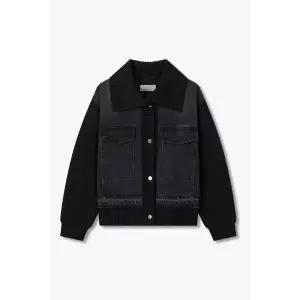 VOV 니트 디테일 데님 자켓 7125455103 1026810