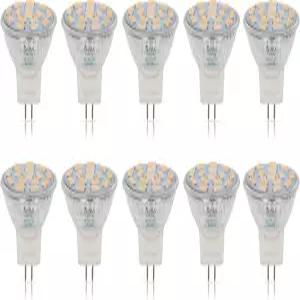 심바 조명 LED MR11 홍수 전구(10팩) 12V 3W 20W 할로겐 교체용 2핀 240lm 조경 액센트 트랙 라이트 및