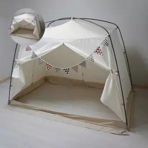 (제스트)바닥없는 실내용 4문 난방 이지룸 방한 텐트 보온