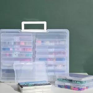 책 보관함 틴케이스 사진 케이스 가방 투명 정리함 리빙박스