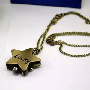 복고풍 별 펜던트 회중 시계-원컬러OC 시계펜던트 별펜던트 복고풍시계 시계목걸이 체인목걸이