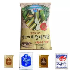 천연 비정제원당 3kg x 1개입/설탕/요리/조미료/음식/가공/원당/식품/식품용/분말/가루/포장/다용도/비정제