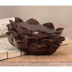 부처상 나무 연꽃 장식 받침대 봉헌식 침향 보살 화대