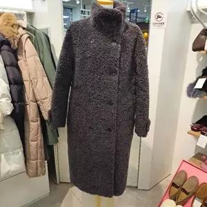 [셀러허브 1]밀스튜디오 HC34 양털무스탕롱코트 양털무스탕롱코트뽀글이진그레이 LRCMUR110DY5