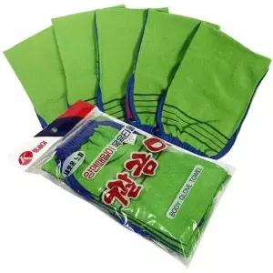 양면 이태리 때밀이 목욕타올 5P