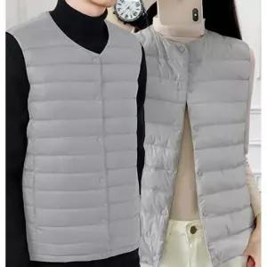 남성 경랑 패딩 조끼 U넥110 1P 겨울 사무실 보온 WFLMCQ0