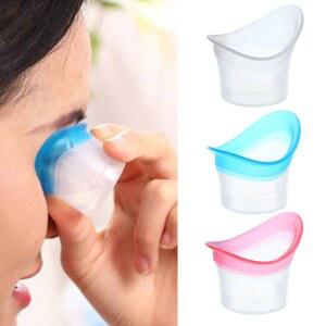 실리콘 아이 워시 컵, 재사용 가능, 눈 클리너, 눈 세척 컵, 소프트 아이 목욕 컵, 정밀 피팅 아이, 10ml