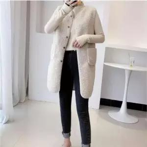 여성조끼 롱베스트 뽀글이자켓 긴조끼 조끼베스트 WFLMY6W