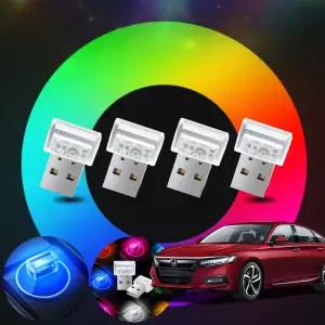 혼다 어코드 3.5 8세대 (08~11) 차량용 USB LED 무드등 7컬러 앰비언트 조명 4개