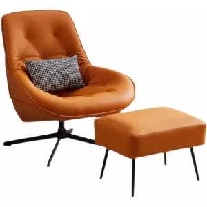 프리미엄 1인용소파 라운지 안락의자 거실 수유 온킹 인테리어 럭셔리에디션 오렌지+편안한