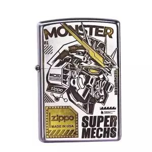 건담 지포 라이터 레트로 유니크 등유 메탈 크롬