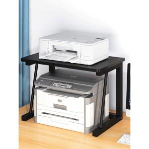프린터 선반 받침대 책상 책상 책상 사무실 이중으로 놓은 선반 책상 책상 책상 받침대