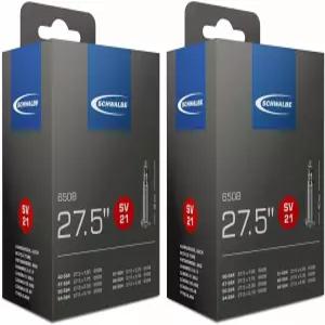 슈발베 SV21 자전거 내부 튜브 27.5인치 x 1.50-2.4 650B (2팩)