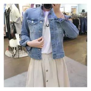 갤러리샵 / 여자 스프링 스판 슬림핏 청자켓