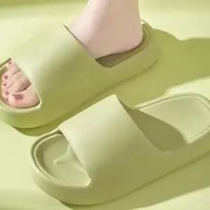 [엄지척]키높이 통굽 슬리퍼 그린