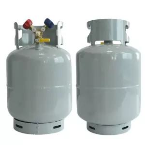냉매회수통 에어컨 실린더 탱크 불소 밸브 재활용