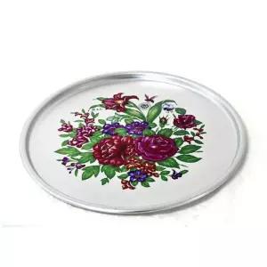 양은 쟁반 꽃 쟁반 업소용 식당 빈티지 쟁반 37.1cm