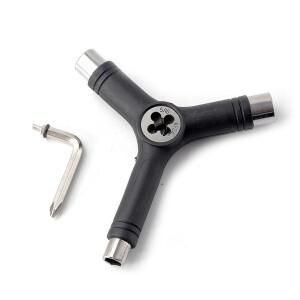 다기능 스케이트 보드 도구 T 형 스쿠터 킥 미니 소형 L 렌치 세트 조정 키트 조립