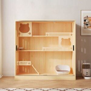 고양이 빌라 캣빌라 럭셔리 호텔장 사육장 타워 반려묘 월넛