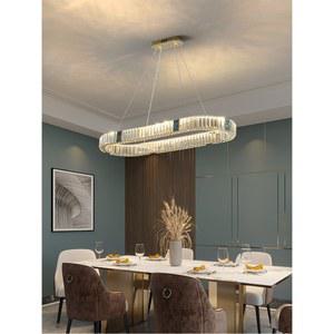 펜던트조명 샹들리에 식탁등 크리스탈 타원형 대형