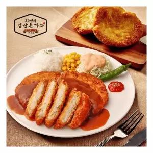 [원조 23번지 남산돈까스 ] 돈까스 2팩 총 6개 세트(돈까스120g 6개+소스 30g 6개)