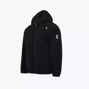 정품 스파이더 공용 유로스포츠 플리스 패딩 후드 집업 자켓 SPIWCNJK222UBLK 913513