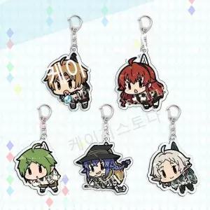 무직전생 굿즈 아크릴 키링 5종 세트 루데우스 에리스 록시 실피에트 가방 장식  열쇠고리 펜던트 