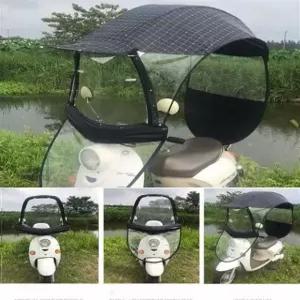 오토바이 방풍막 전동바이크 자전거 비닐 투명 캐노피 방수막