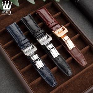 시계 스트랩 시계줄 IWC 벨트 손목 22MM 밴드 버클 가죽 교체 금속 포르투갈어 21MM 20MM 포르토피노 남성용 7 악어 호환