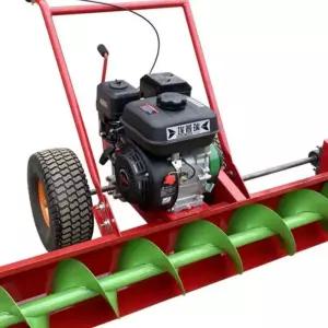 엔진식제설기 핸드형 가솔린눈삽 제설장비 도로눈청소 염화칼슘살포기