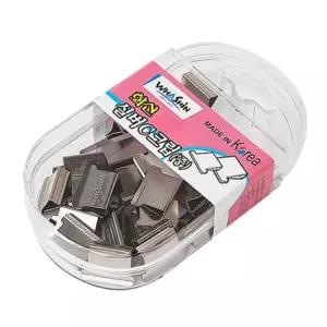 실버 C크립날 중 행거크립 클립 컬러 크립 문서정리 집게 서류 사무용 가정용 홀더