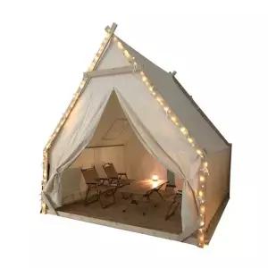 캠핑장오두막텐트 마당정원방갈로 원목인디언텐트 글램핑하우스 야외텐트