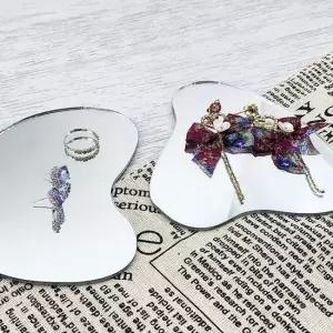 거울 아크릴 진열대 세트 비정형진열대 악세서리진열대 소품진열대 피규어진열대 화장품진열대