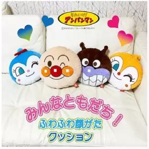 일본 캐릭터 호빵맨 얼굴 쿠션