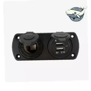 자동차 이중 소켓 충전기 듀얼 커넥터 차량용