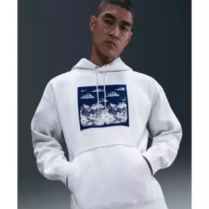 나이키 솔로 스우시 풀오버 플리스 후디 M - 버치 헤더블루 보이드 HV4115-051 247613