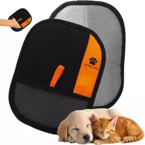 프리멜루민 애완동물 제모 장갑 - 개와 고양이를 위한 정전기 모피 제거 가구 소파 카펫 카시트 세탁용