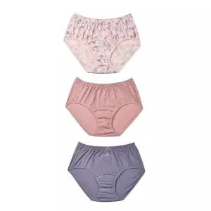 [하프클럽/알티피아]순면 4중 흡수 빅사이즈 할머니팬티 3매입