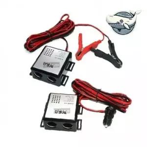 차박 캠핑 집게형 멀티 전원 소켓 차량용 전기