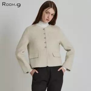 [룸나인(Room.9)] 고품격 울90프로 핸드메이드 재킷 (택가격398000원)